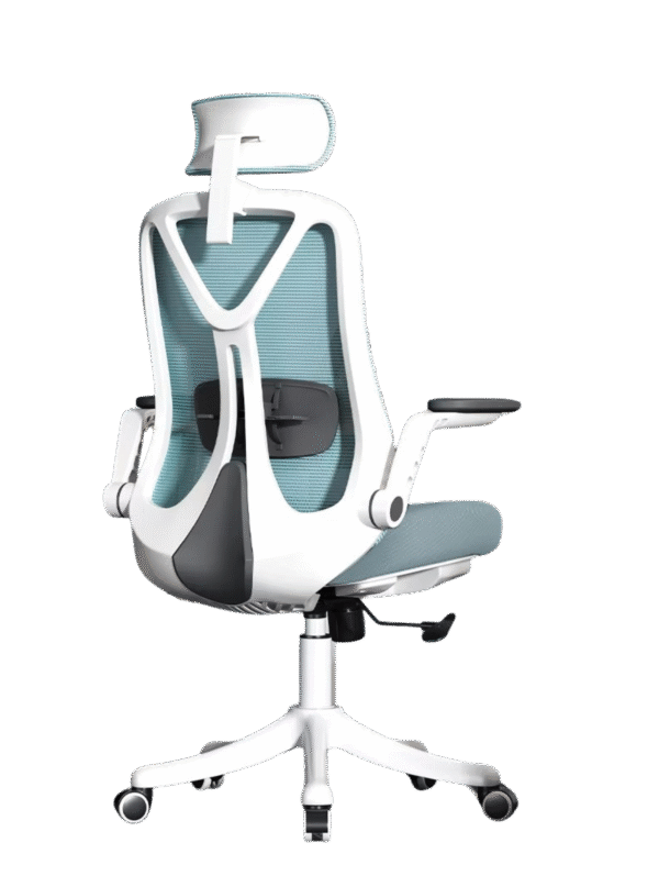 Ergonomic Office Chair White / Blue