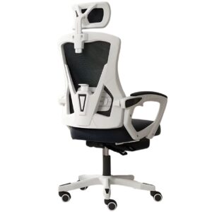 Elegant Laurel Tritonia Ergonomic Chair - White/Black