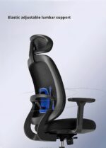 Elegant Laurel Ergonomic Chair 3D Armrest - Red / Black - Image 3