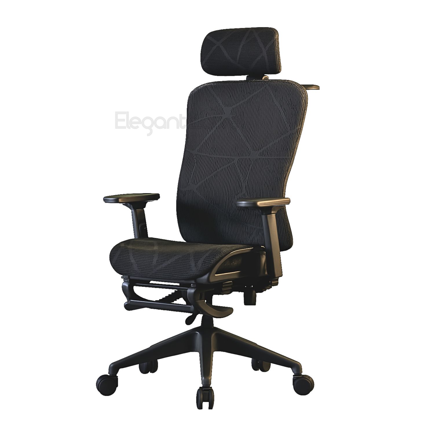 Untitled-design32.jpg Elegant Laurel Oleander Professional Executive Chair - Black - Image 1