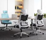 Ergonomic Office Chair – White/Black - Image 4