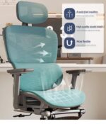 Elegant Laurel Oleander Professional Ergonomic Executive Chair – Grey - Image 13