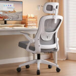 Ergonomic Office Chair - White/Grey - Image 10