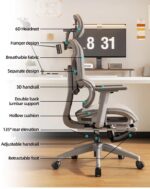 Elegant Laurel Oleander Professional Ergonomic Executive Chair – Grey - Image 11