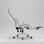 Elegant Laurel Oleander Ergonomic Professional Executive Chair - White/Grey - Image 4
